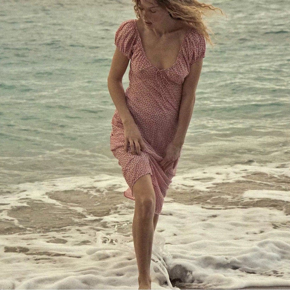DÔEN Sofia Dress - Cosmos Hillside Bloom